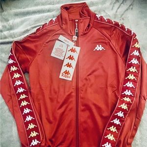 BRAND NEW! 222 Banda Wanniston Track Jacket - Maroon